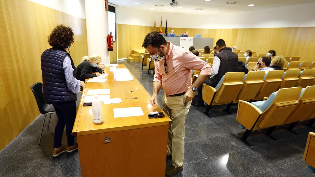 Adjudicación de plazas de interinos, este jueves.