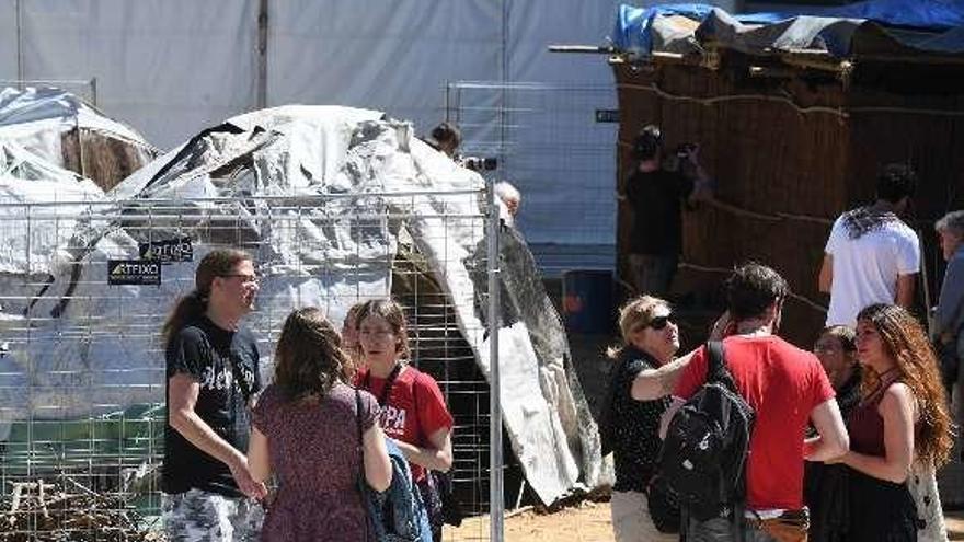 El campo de refugiados de Acampa, el pasado junio.