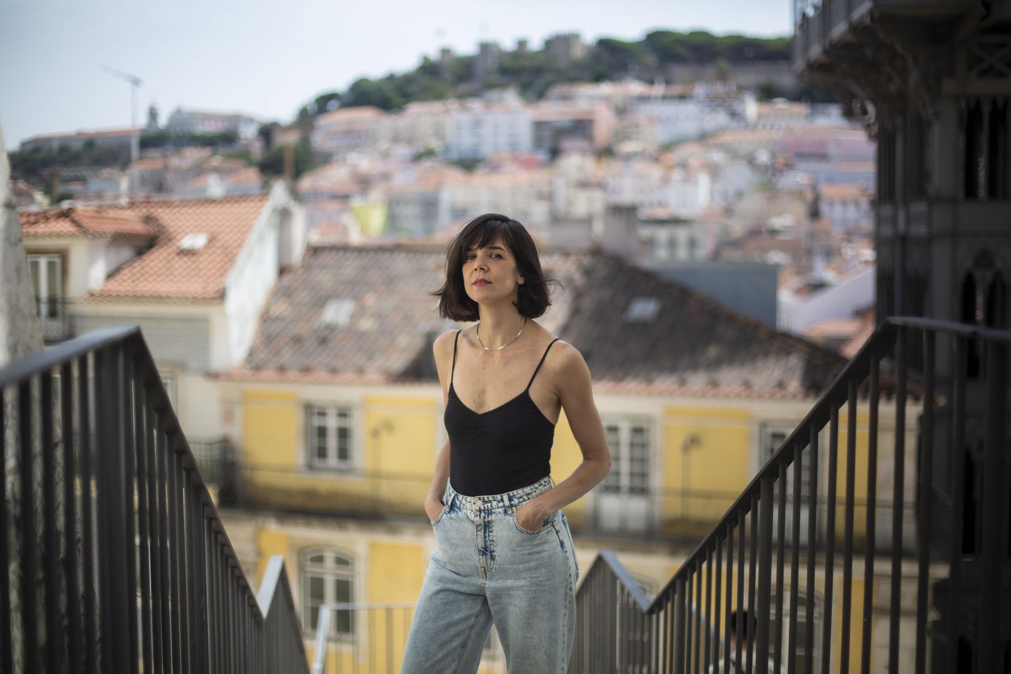 Lara Moreno en la ciudad, aunque en este caso no sea Madrid.