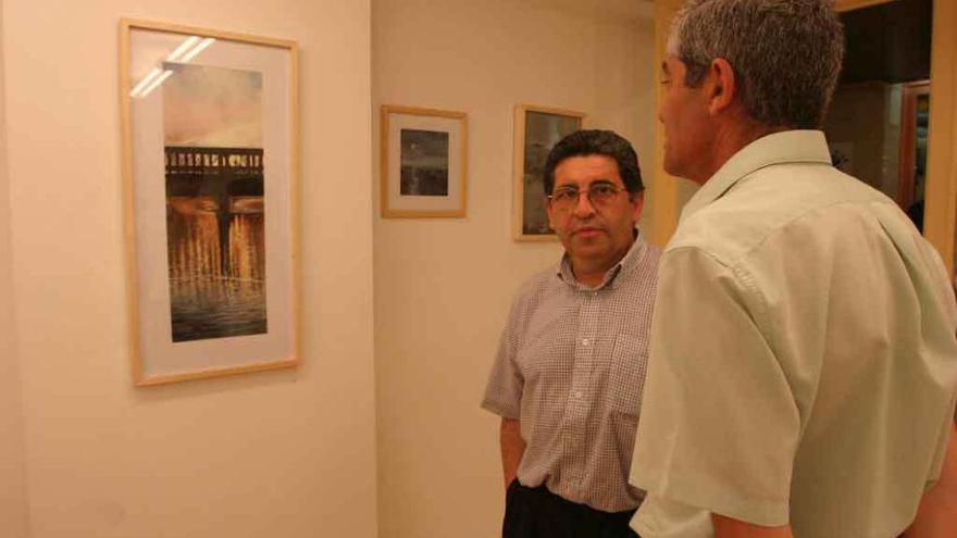 Donelis Almeida, durante una de sus exposiciones.