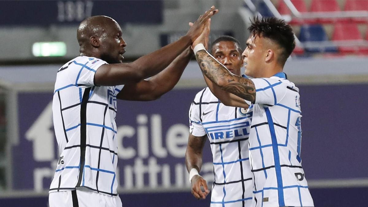 Lukaku y Lautaro, la dupla letal en la delantera del Inter