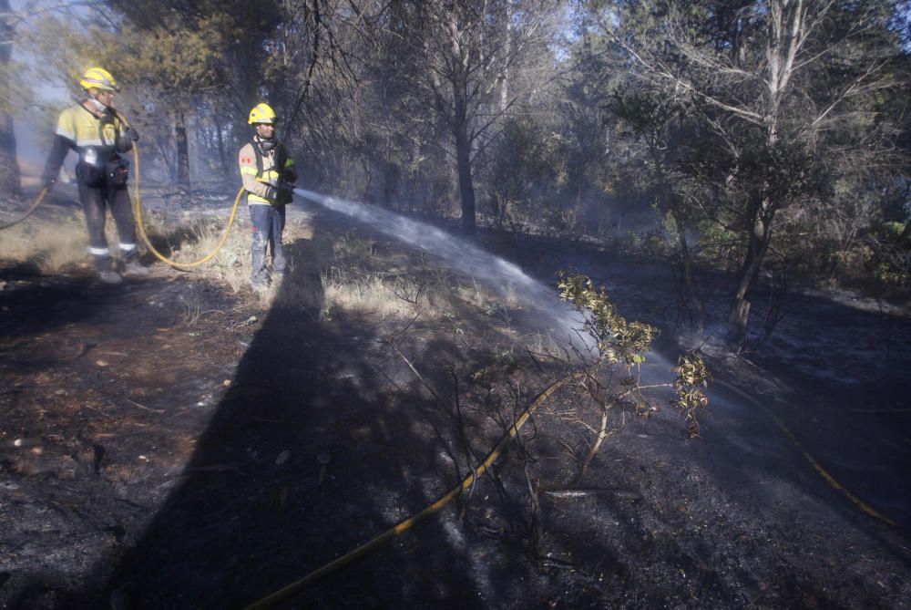 Extinció de l''incendi de Vilopriu 04/07/18