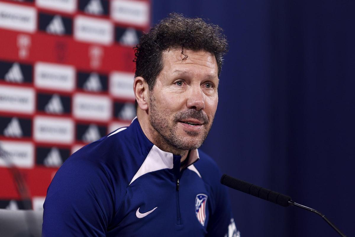 Simeone, entrenador del Atlético de Madrid