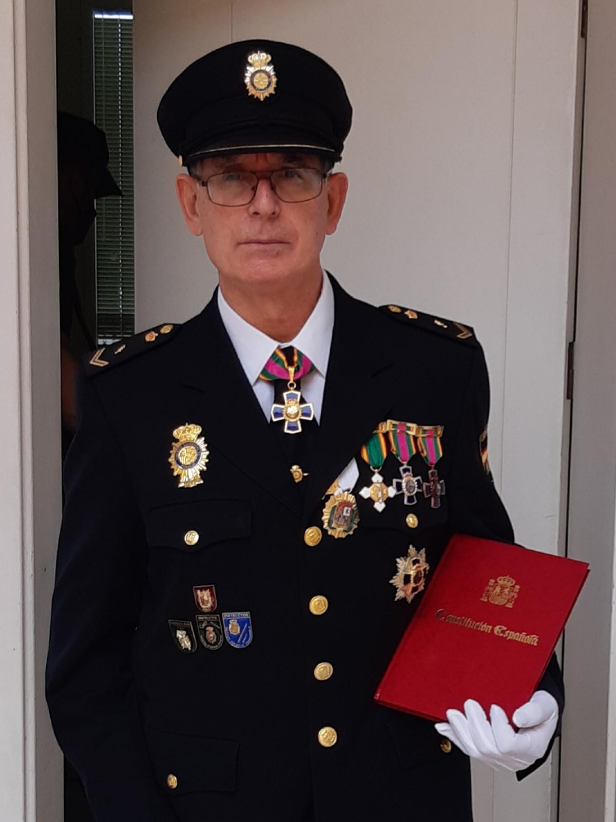 Michel René Bega, uno de los homenajeados.