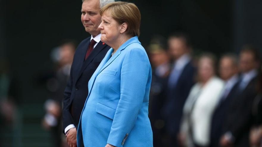 Angela Merkel sufre el tercer episodio de temblores en un mes