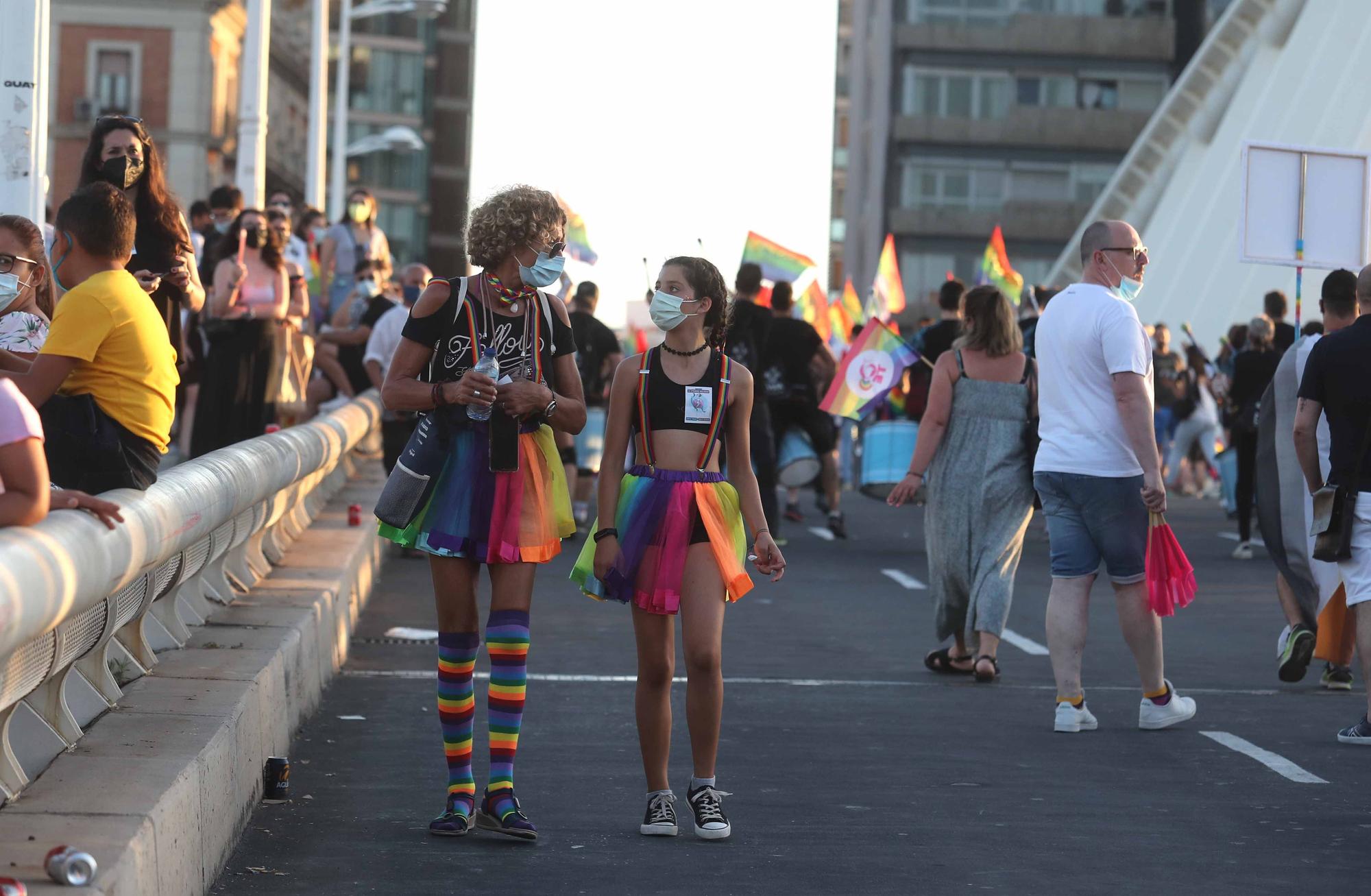 El dia del Orgullo LGTBI+ en València, fue una fiesta