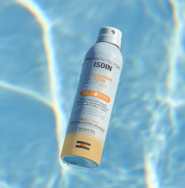 Fotoprotector ISDIN Transparent Spray Wet SKIN
