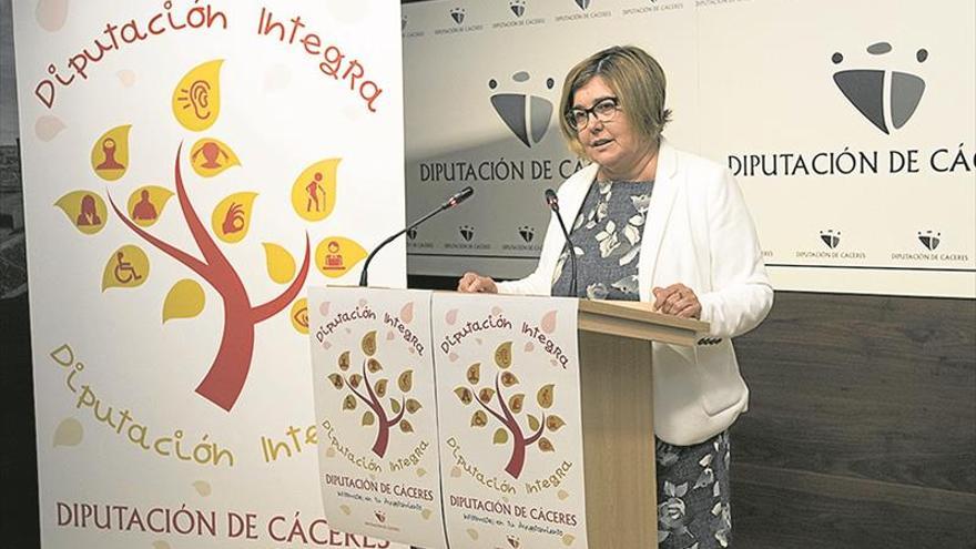 Diputación destina 1,5 millones para emplear a personas con discapacidad