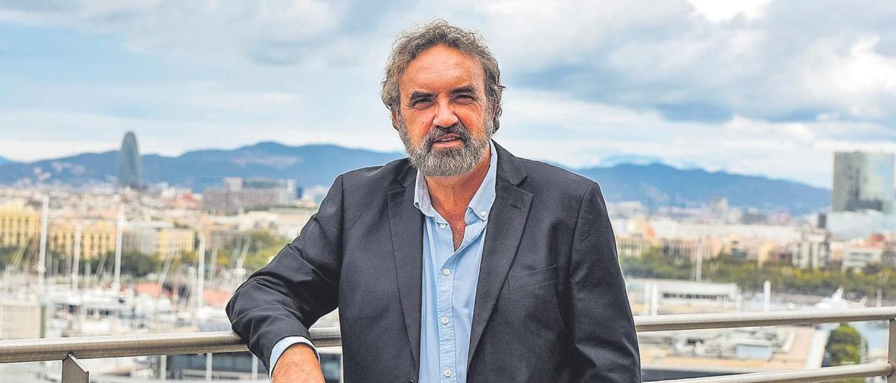 Manuel Moyano, en  Barcelona, el día de la  recepción del Premio  Eurostars Hotels.