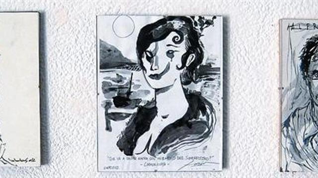 Arriba, gente del barrio (vecina de las barracas, Carmen Amaya y Alfred Orduña); abajo, escenarios de barracas.