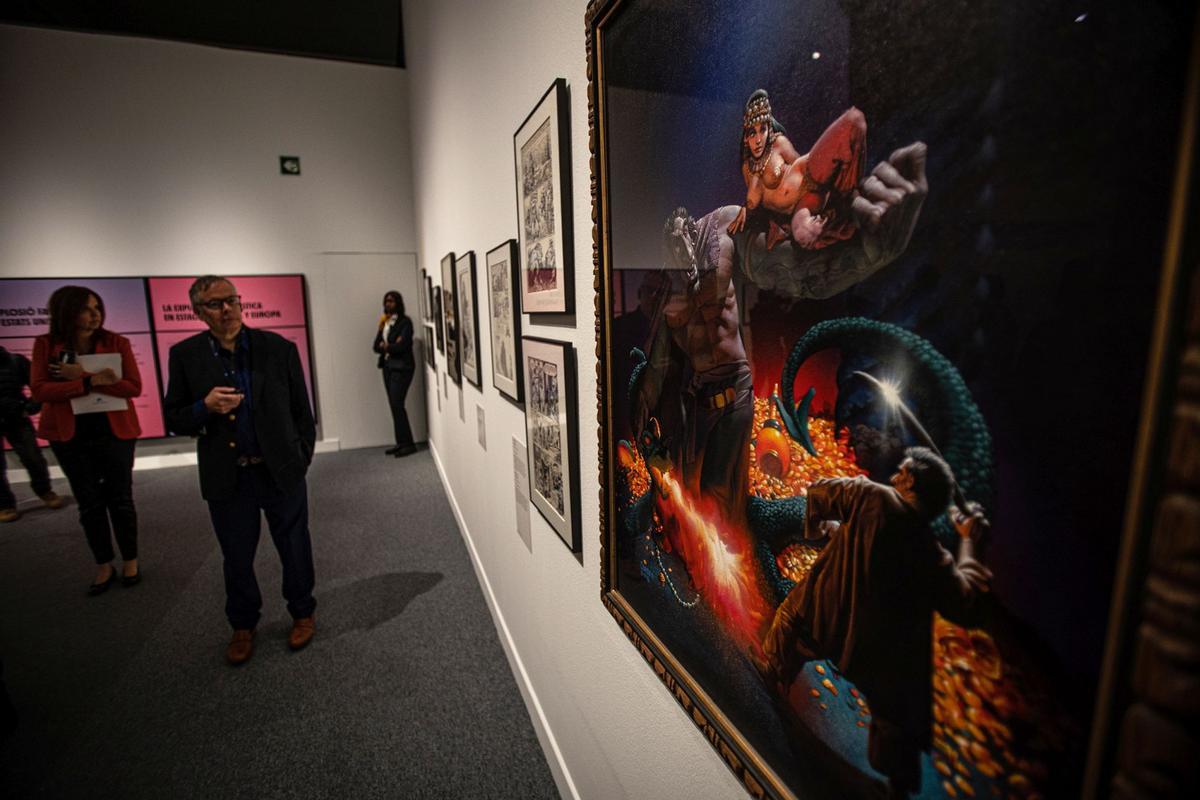 Los maestros de las viñetas en la exposición Cómic. Sueños e historia