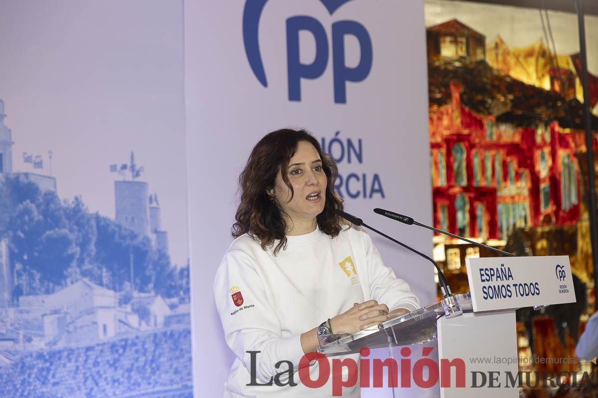 Así ha sido la visita de Isabel Díaz Ayuso a Caravaca de la Cruz