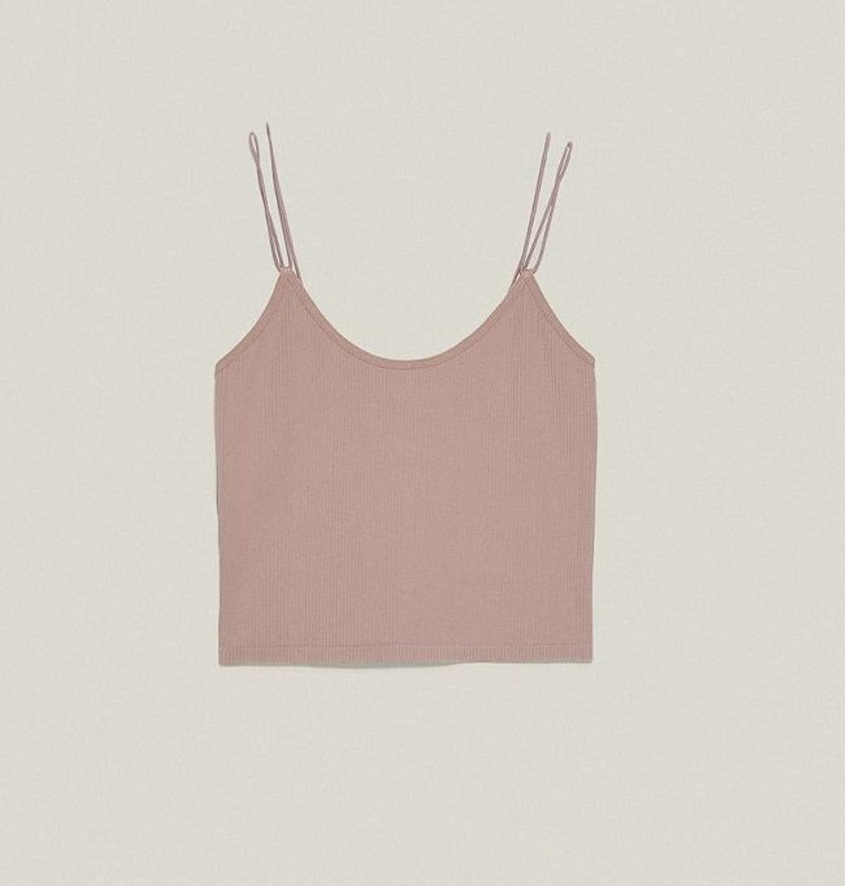 Top de tirantes de poliamida, de Zara 'Limitless Contour'