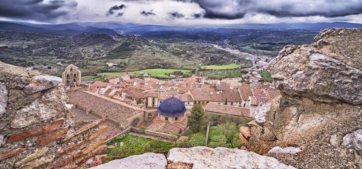 Vistas de Morella desde el castillo