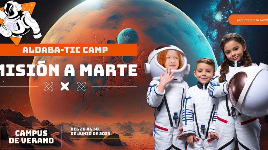 Un campamento de verano para diseñar una misión a Marte