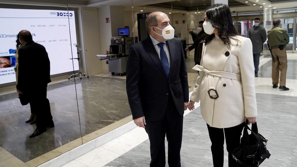 Inés Arrimadas, Cs y Lorenzo Amor, ATA. FOTO JOSÉ LUIS ROCA