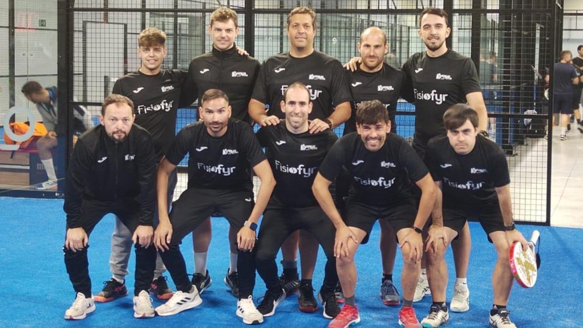 Formación del Fisiofyr del Morales Activa Pádel