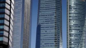 Imatge de les Quatre Torres, el centre financer de Madrid.