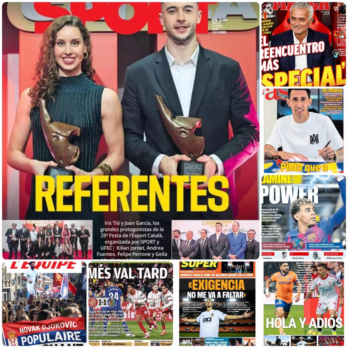 Las portadas de la prensa deportiva de hoy