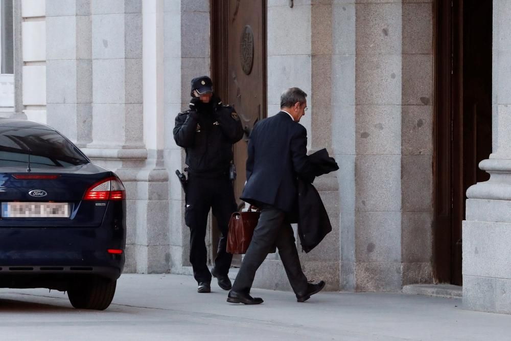 Entrada dels jutges al Tribunal Suprem