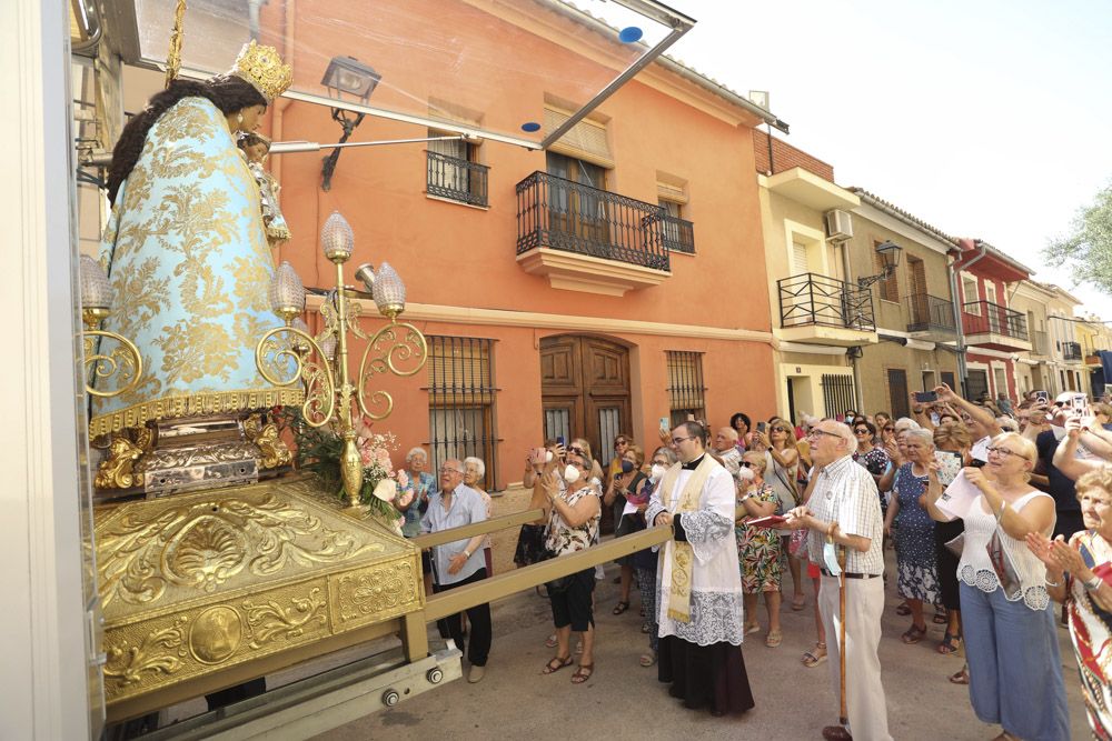 La Peregrina visita los pueblos de la Baronía, en El Camp de Morvedre.