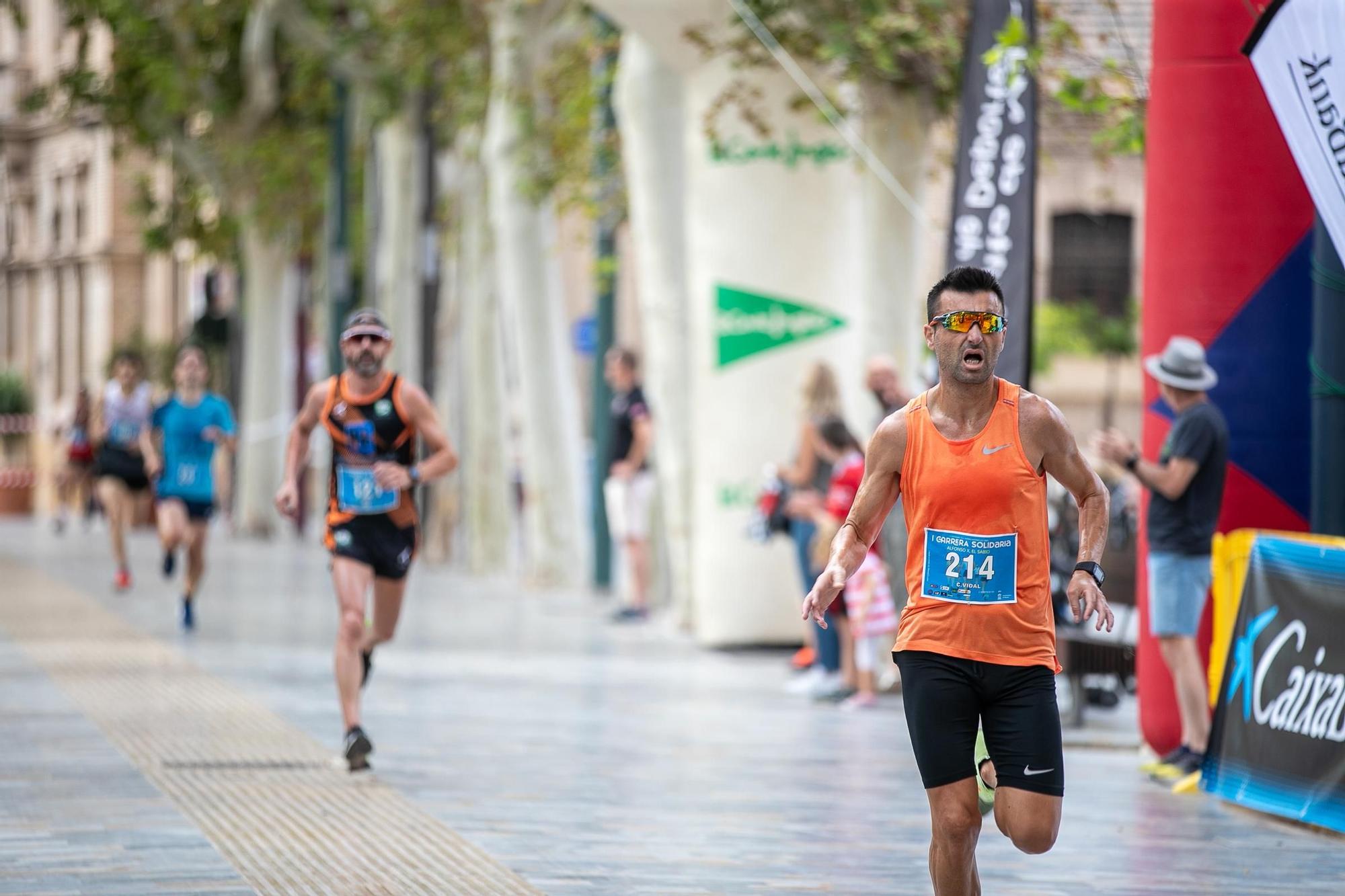 I Carrera Solidaria Alfonso X de Murcia, en imágenes