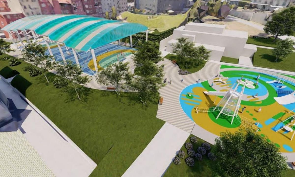 Culleredo recibe el proyecto para la renovación del parque de As Brañas