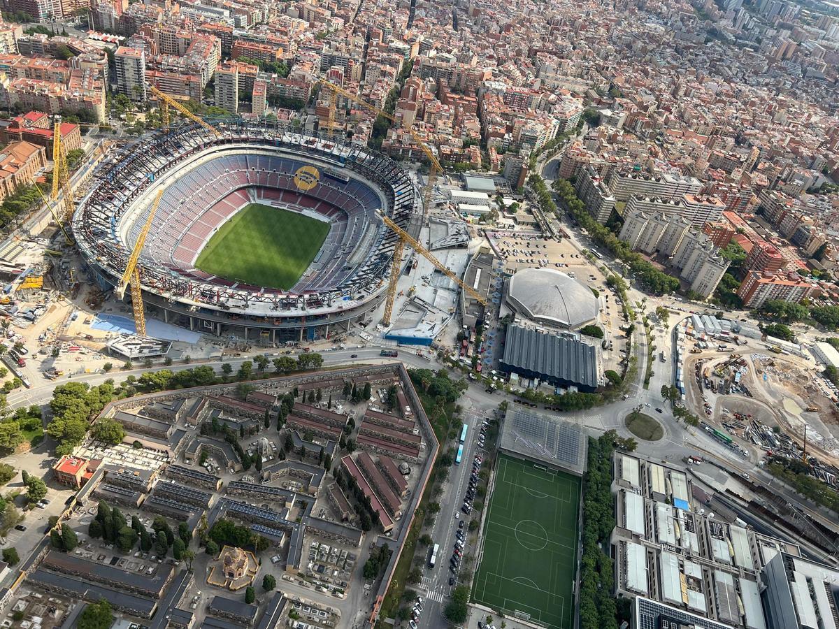 El Spotify Camp Nou sigue tomando forma entre la incertidumbre