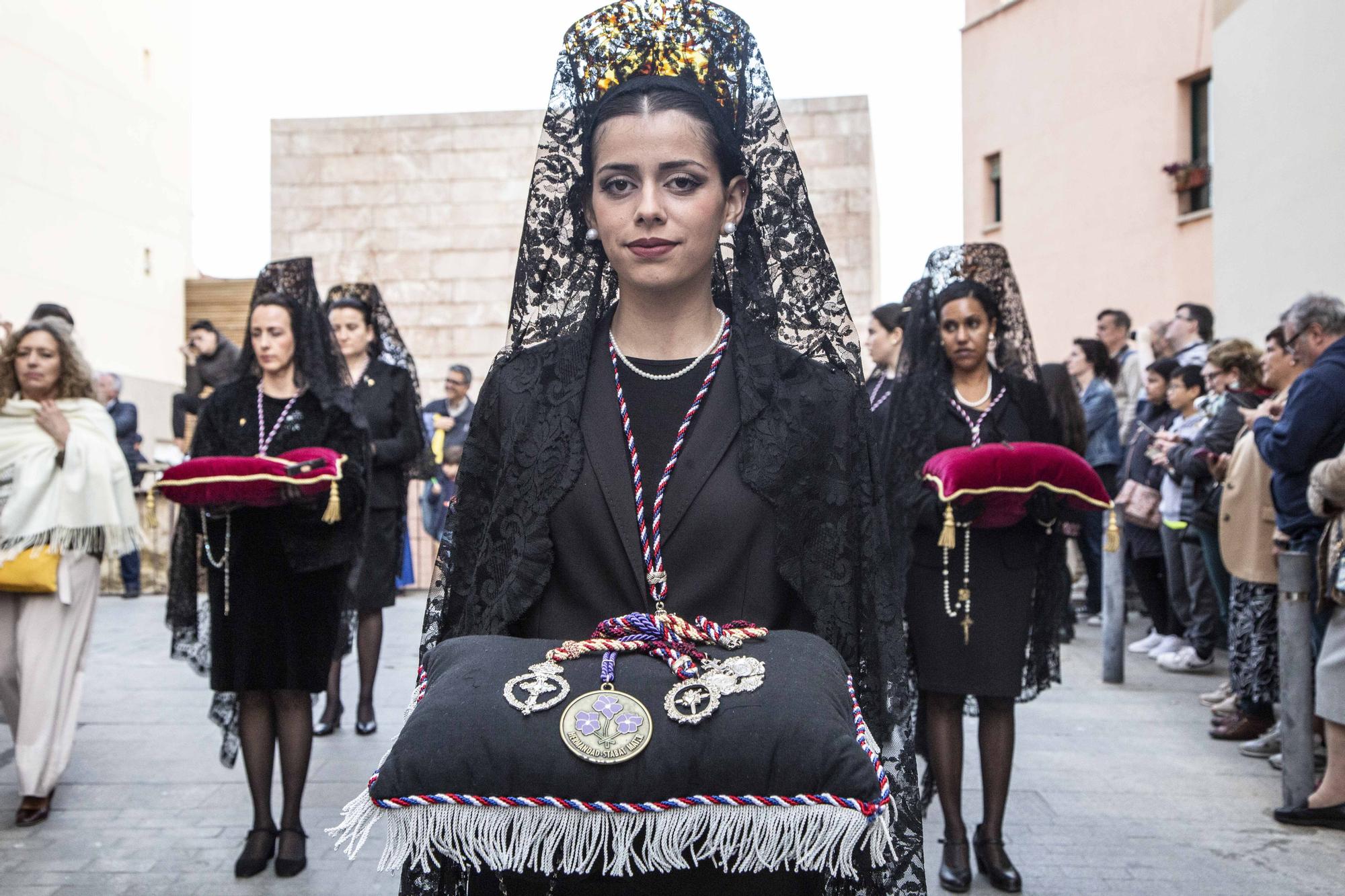 Hermandad Agustina procesiona el Lunes Santo por las calles del casco antiguo