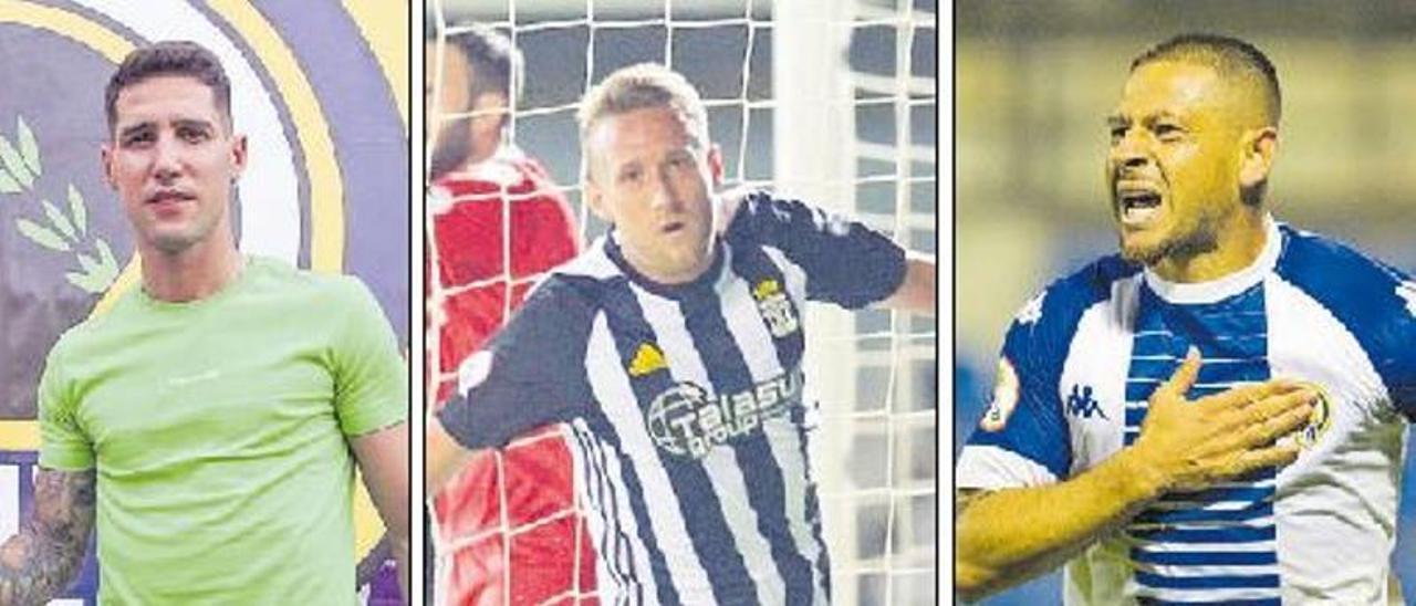 Raúl González, Isaac Aketxe y Toro Acuña, pólvora para un Hércules que quiere asegurar el gol.