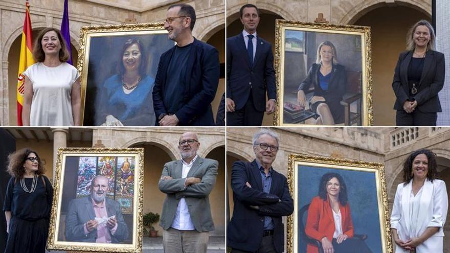 El Consell de Mallorca presenta los retratos de sus últimos presidentes