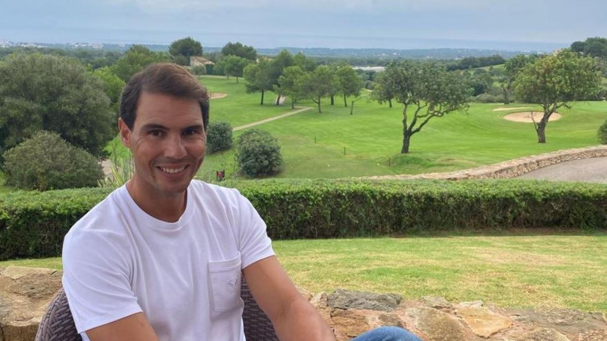 Rafa Nadal, en una imagen reciente en Instagram