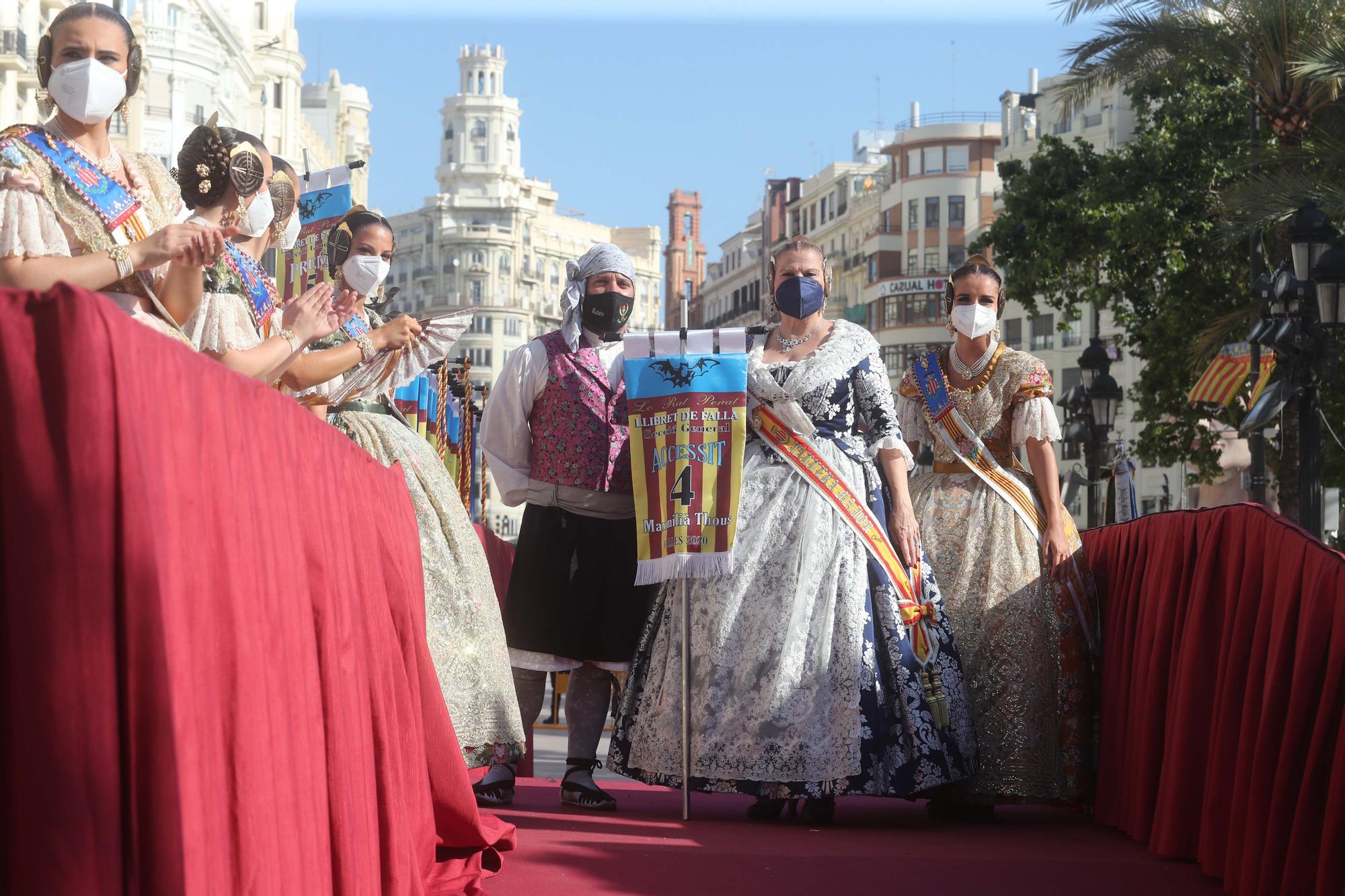 La entrega de premios de las fallas 2021