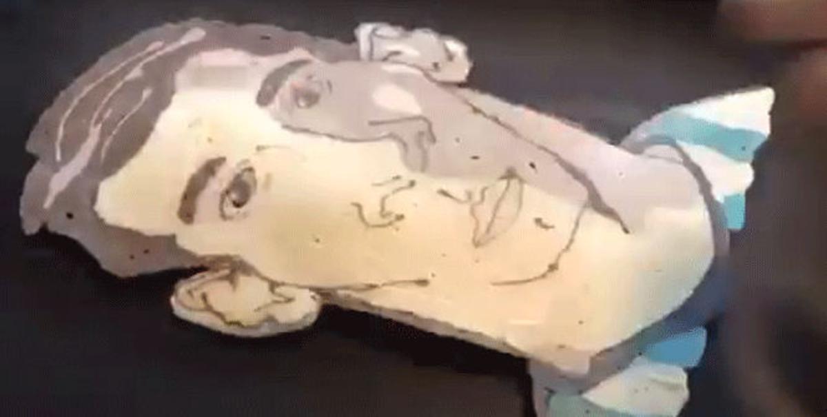 Messi ya tiene su propio pancake