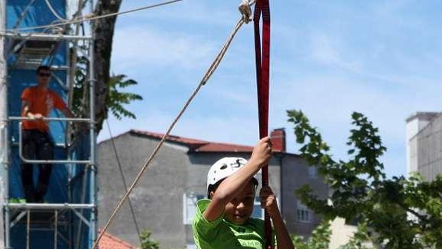 Los niños realizaron actividades deportivas. // Bernabé/Luismy