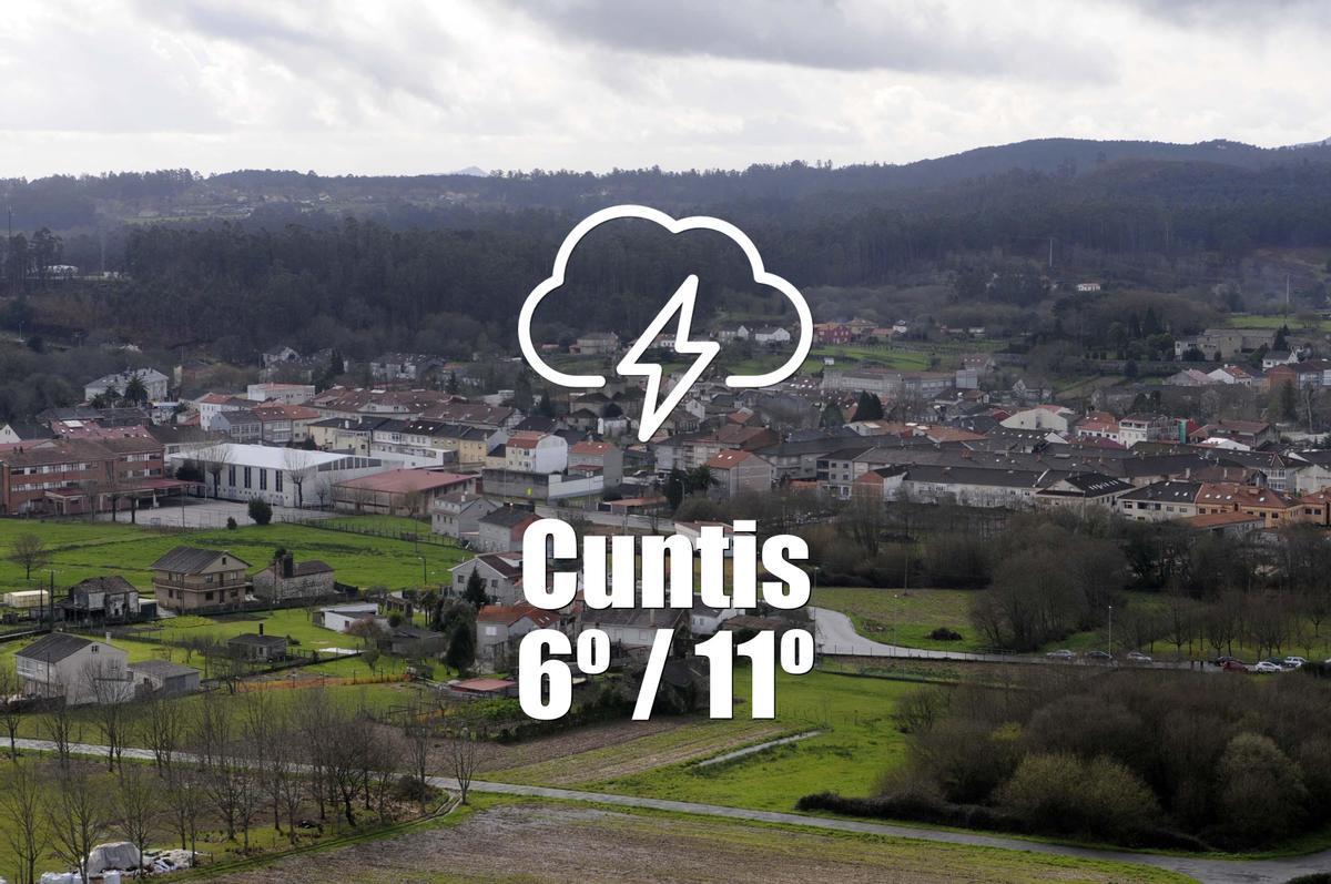 El tiempo en Cuntis: previsión meteorológica para hoy, lunes 9 de marzo