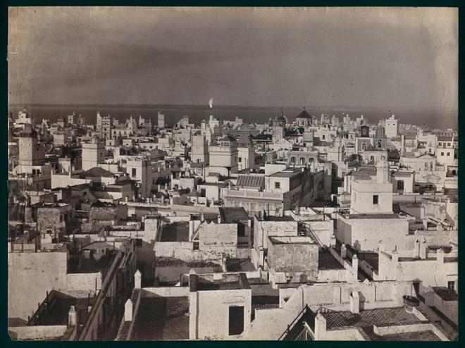 Vista Cádiz desde Torre Tavira. Fotografía J. Laurent
