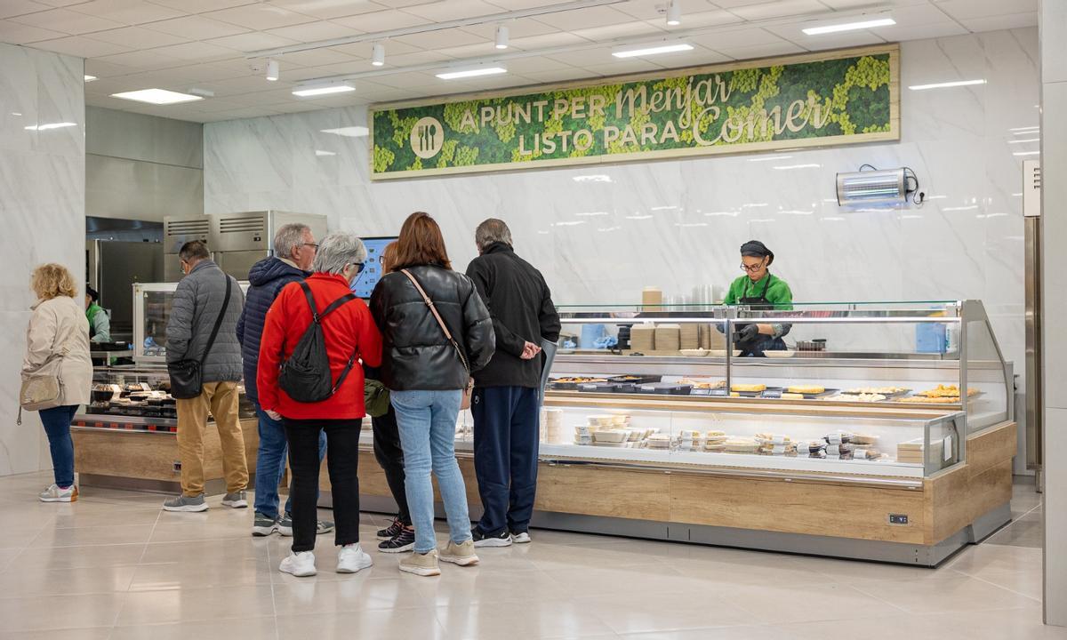 La sección de "Listo para Comer".