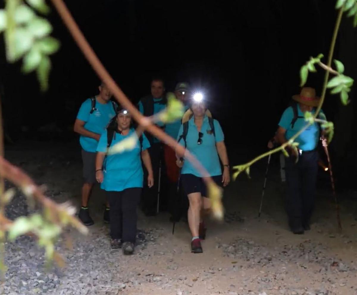 Sendeiristas, nun dos túneles de Culleredo. | // L. O.