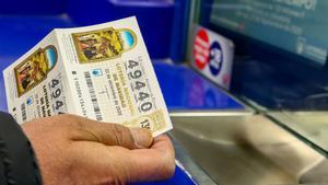 Décimos de la Lotería de Navidad.
