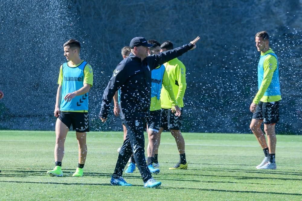 Entrenamiento de la UD Las Palmas previo al derby canario