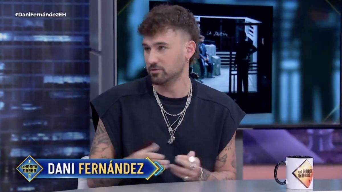 Dani Fernández en su visita a 'El Hormiguero'