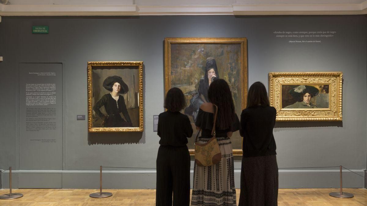 Exposición 'Sorolla en negro'.