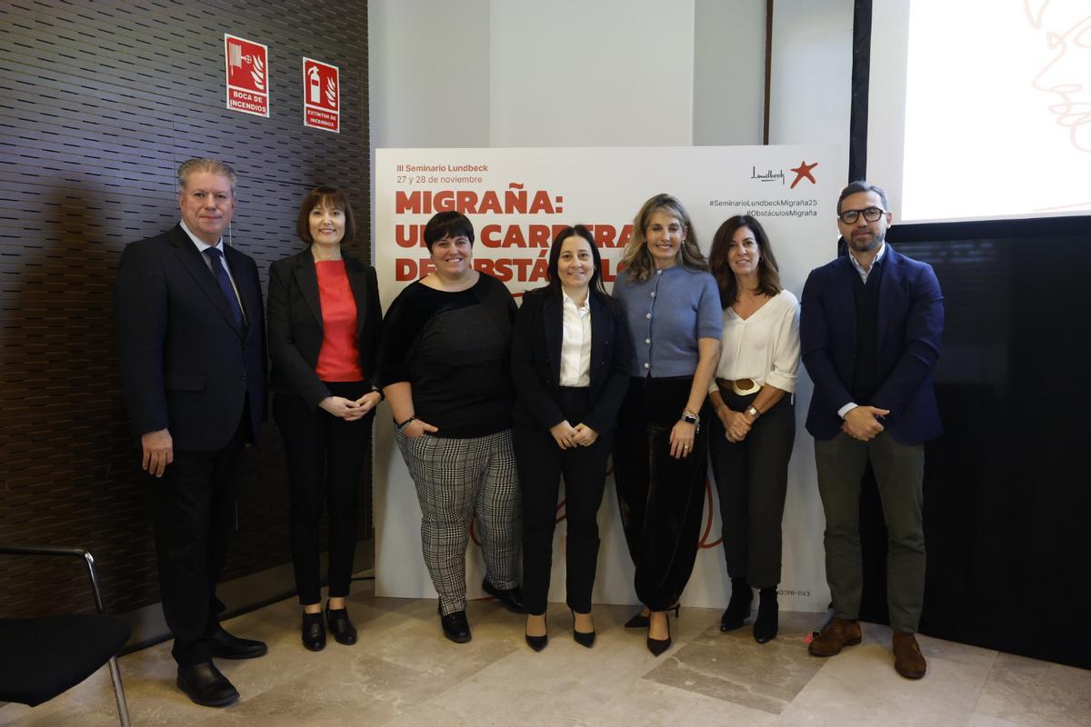 Los participantes en el III Seminario de Lundbeck sobre migraña