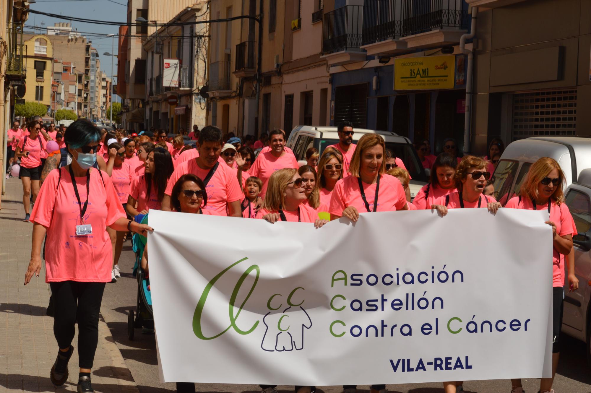 Galería | Así se ha celebrado la primera marcha de la Asociación Castellón contra el Cáncer en Vila-real