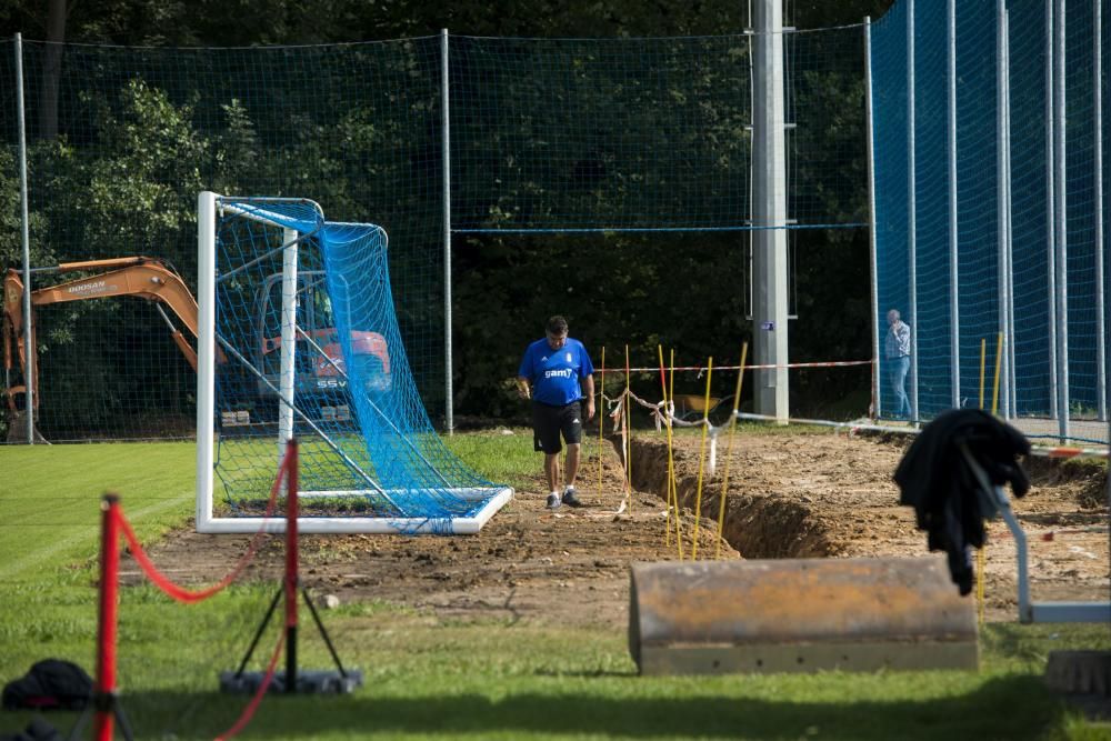 Entrenamiento del Real Oviedo