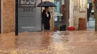 La Aemet pone a Ibiza y Formentera en alerta naranja por fuertes lluvias y tormentas este jueves