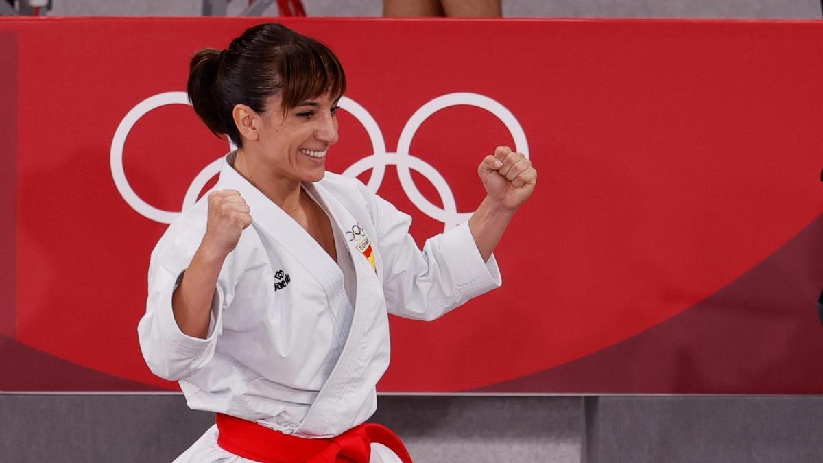 Sandra Sánchez, medalla de oro en kárate en Tokio 2020