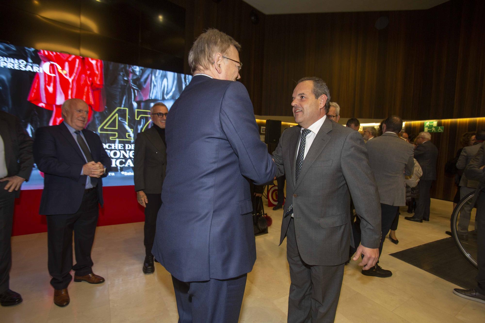 Reconocimiento a Juan Riera y José Luis Gisbert en la Noche de la Economía