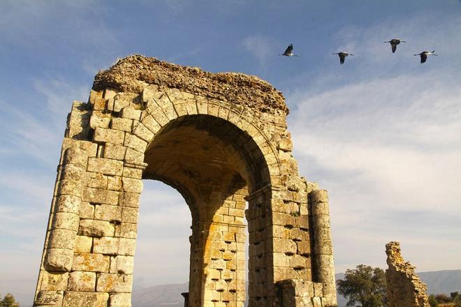 Arco romano de Cáparra